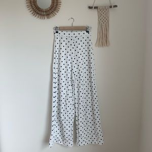 Zara High Waisted Polka Dot Pants